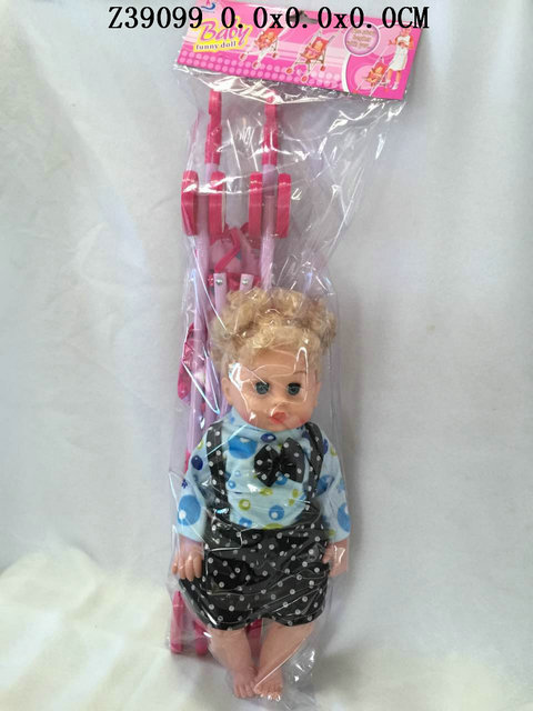 Hand push car 16Incun doll&IC