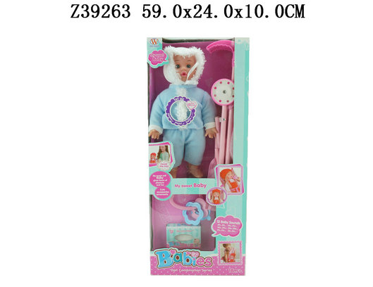 Hand push car 14Incun doll&IC