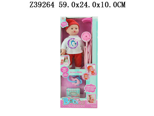 Hand push car 14Incun doll&IC